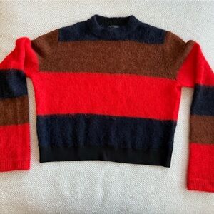 Rag and bone striped mohair sweater size m